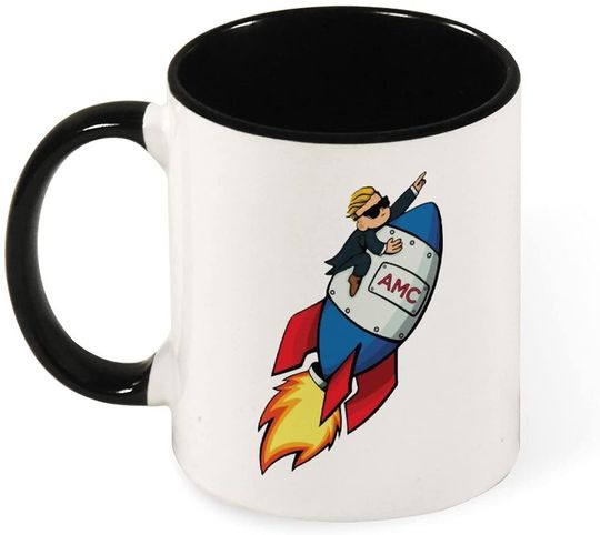 Discover AMC - To The Moon Ceramic Coffee Mug Colourful Tea Cup With Handle For Office Resturant Home