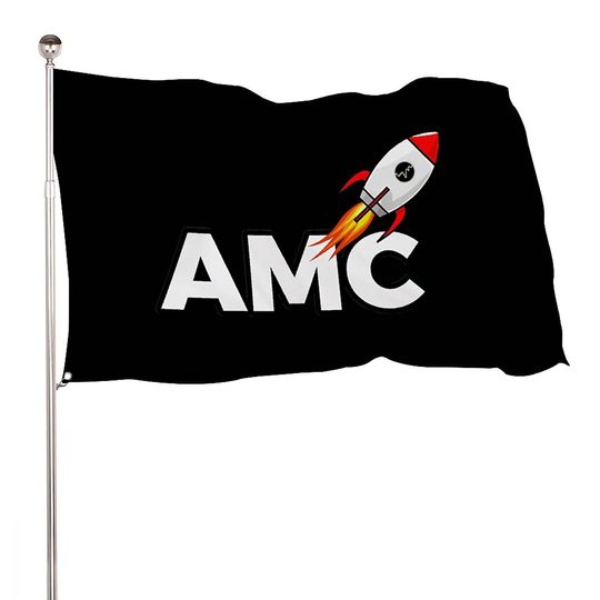 Discover AMC to The Moon Flags Outdoor Personalise Garden Decoration Flag Beautiful and Durable Polyester Banner