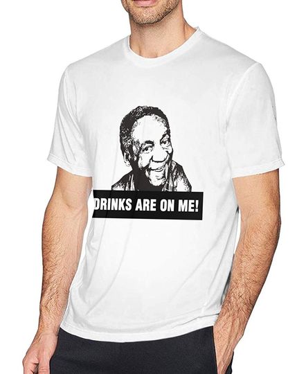 Discover Bill Cosby Men T-Shirts Casual Short Sleeve Top Tee