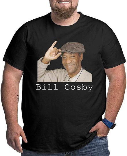 Discover Classic Bill Cosby Men's Plus Size Round Neck T-shirt