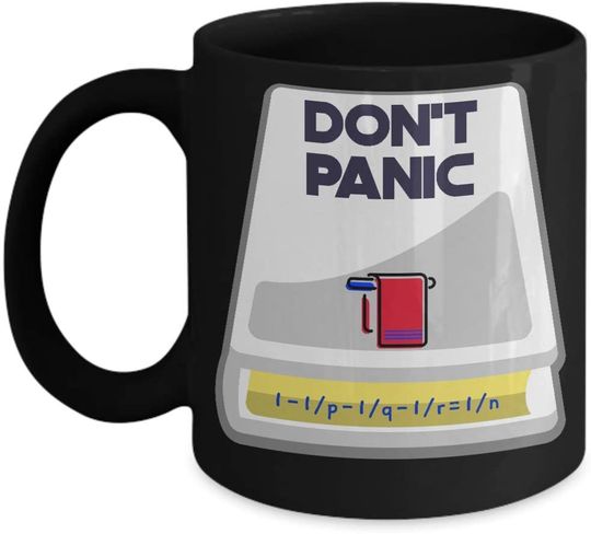 Discover Don't Panic Ceramic Coffee Novelty Mug