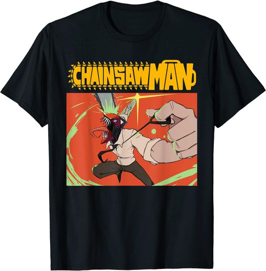Discover Chainsaw Man T-Shirt Anime Manga Characters