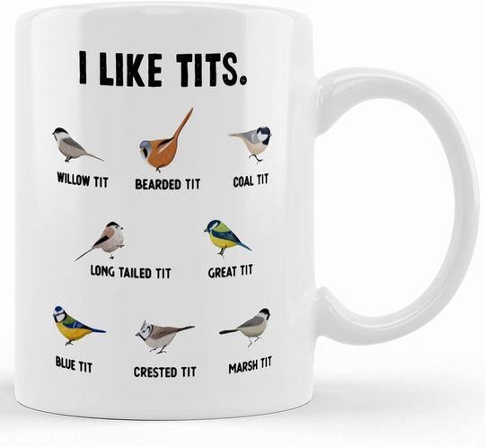 Discover I Like Tits Ceramic Novelty Coffee Mug
