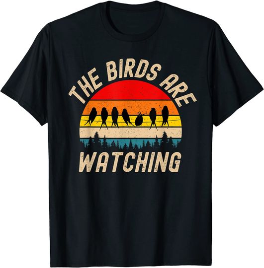 Discover The Birds Are Watching Vintage T-shirt Bird Species
