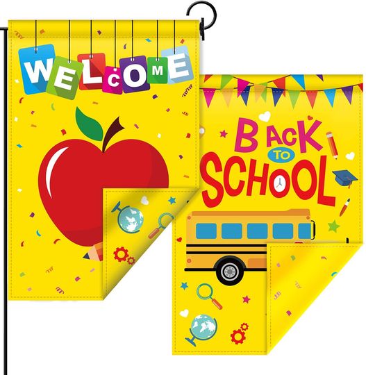 Discover Welcome Back to School Garden Flag
