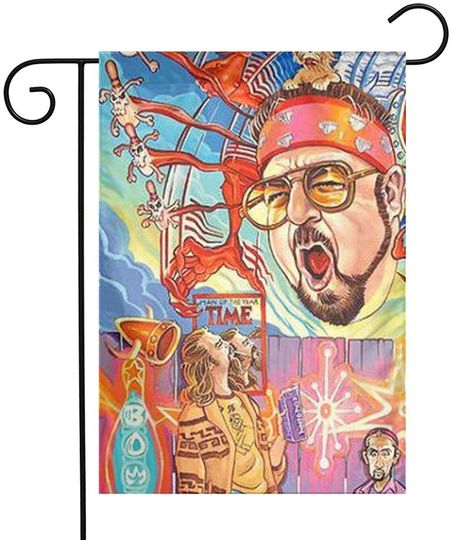 Discover The Big Lebowski Garden Flags for Patio Lawn Outdoor Home Decoration