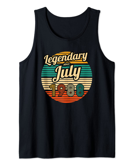 Discover Legendary since July 1988 33th Birthday Tank Top