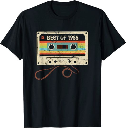 Discover Best of 1988 Vintage 33rd BirthdayT Shirt