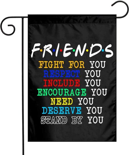 Discover Friendship Relationship Double Sided Flags for Yard Garden Outdoor Decoration