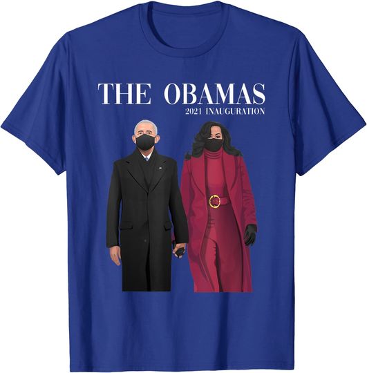 Discover The Obamas Biden Inauguration 2021 Michelle Barack Obama T-Shirt