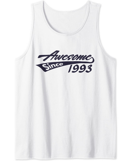 Discover Awesome 1993 28 Years Old Bday 28th Birthday Gift Men Women Tank Top