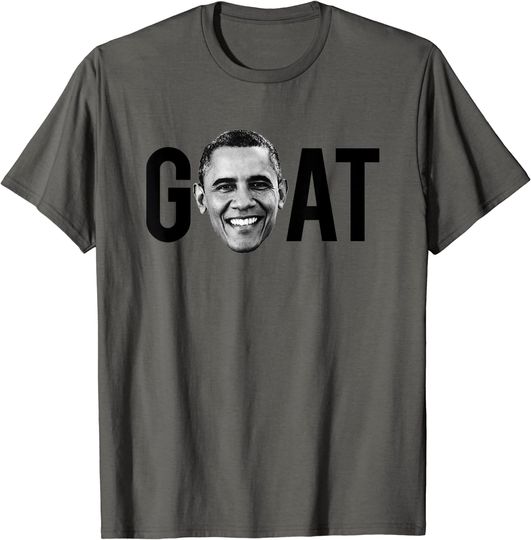 Discover Obama Greatest Of All Time T-Shirt - GOAT Design