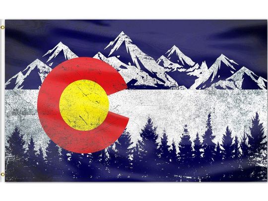 Discover QOR Balance Colorado Mountain Banner Flag