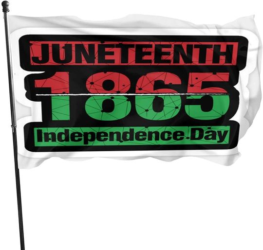 Discover Juneteenth 1865 Independence Day Garden Flag