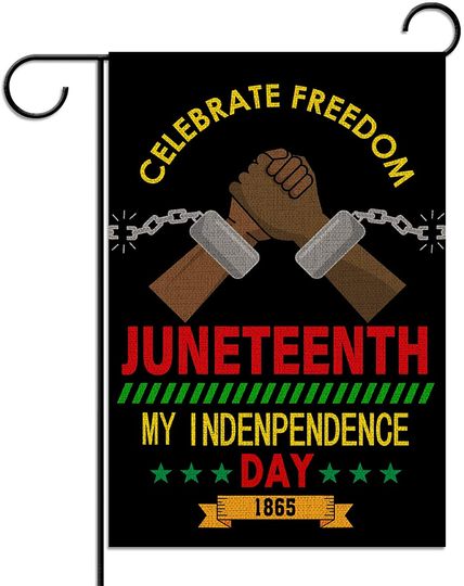 Discover Rainlemon Linen Juneteenth Garden Flag