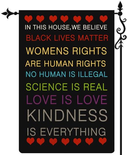 Discover COSKAKA Black Lives Matter Garden Flag BLM Flag