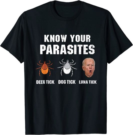 Discover Know Your Parasites Anti Joe Biden T Shirt