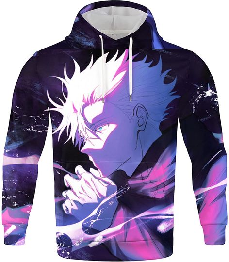 Discover Jujutsu Kaisen Printed Unisex Anime 3D Hoodie