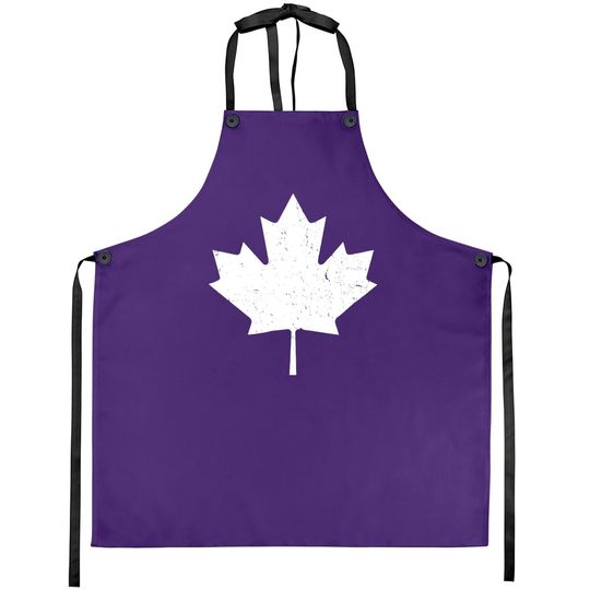 Discover Canada Maple Leaf Vintage Apron Canada Day Apron