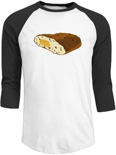 T-Shirt Camiseta Unissexo Manga ¾ Raglan Pão Presente para Padeiro