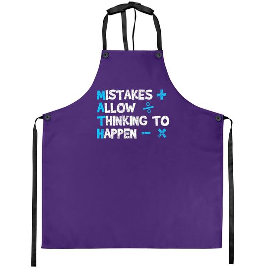 Discover Math Teacher Saying Apron
