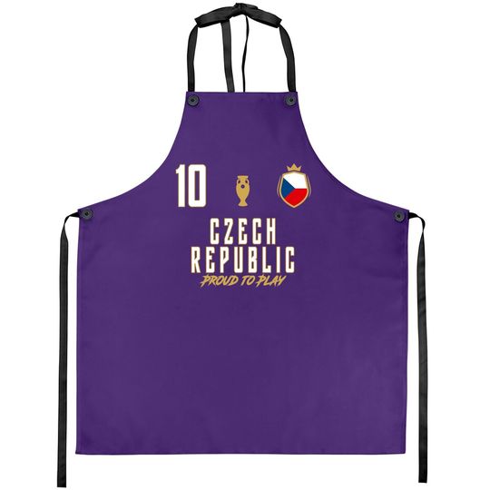 Discover Fan Czech Republic National 10 Soccer Team Football Player Premium Apron