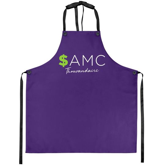 Discover $amc Symbol Thousandaire Stock Apron