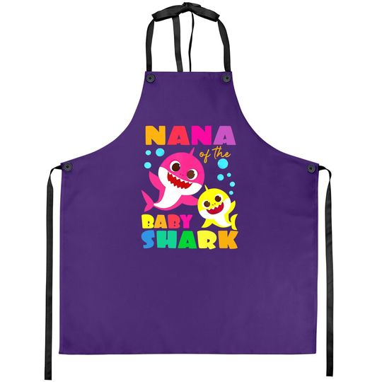 Discover Nana Of The Baby Shark Birthday Apron