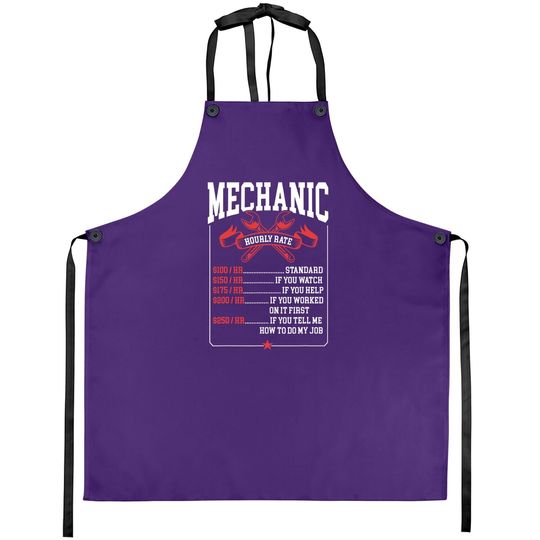 Discover Mechanic Hourly Rate Labor Rates Funny Mechanic Apron