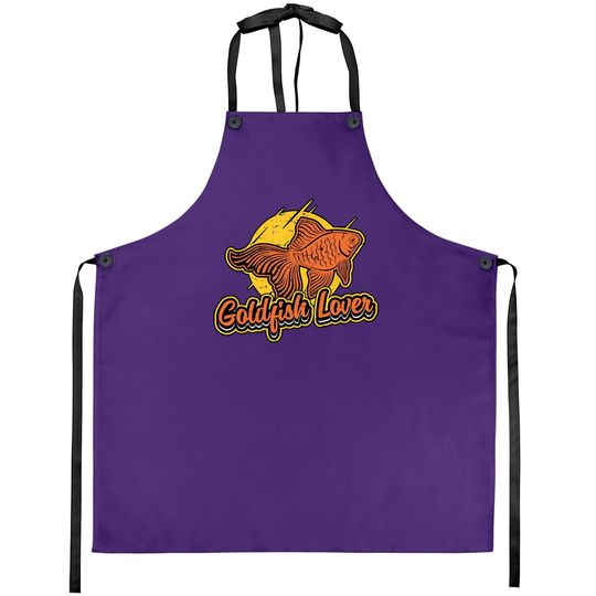 Discover Goldfish Lover Cute Aquarium Vintage Apron