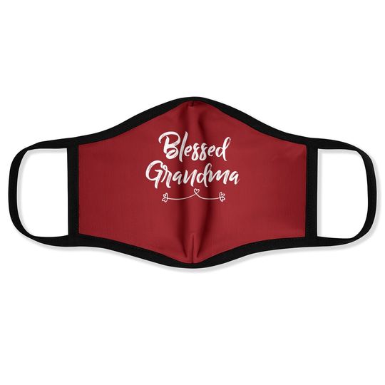 Discover Grandma Face Mask Gift: Blessed Grandma Face Mask