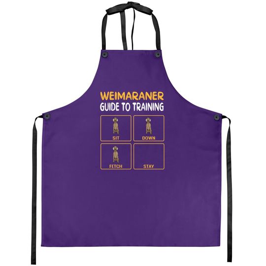 Discover Weimaraner Guide To Training Dog Obedience Trainer Apron