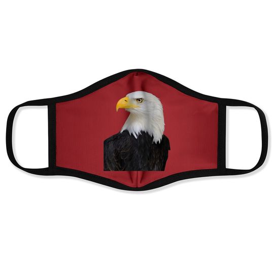 Discover Bald Eagle Bird Face Cover