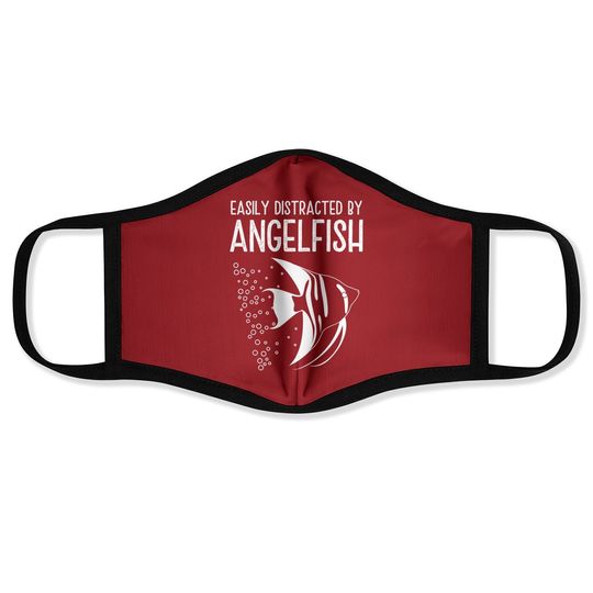 Discover Vintage Angelfish Quotes For Fish Keepers Face Mask