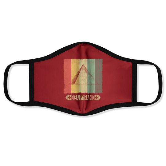 Discover Giza Pyramids Ancient Egyptian Architecture Face Mask