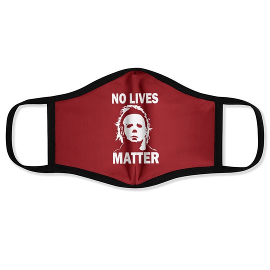 Discover No Lives Matter Horror Movie Face Mask