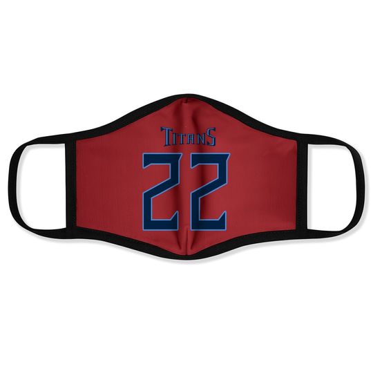 Discover Tennesese Titan Derrick Henry 22 Face Mask