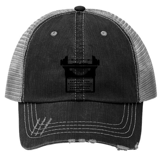 Discover Typewriter Trucker Hat Cool Funny Trucker Hat