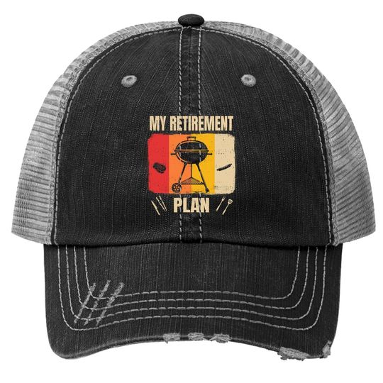 Discover My Retirement Plan Bbq Timer Barbecue 2021 Gift Trucker Hat
