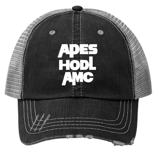 Discover Stock Hedgies Gme Amc Stonk Aoe Diamond Hands Hodl Buy Trucker Hat