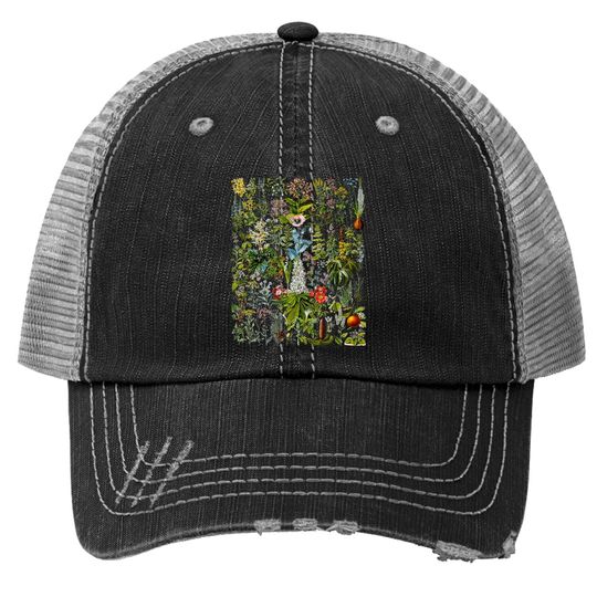 Discover Vintage Flower Plant Gardening Trucker Cap