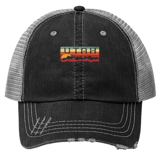 Discover Utah Trucker Hat Utah Hiking Trucker Hat