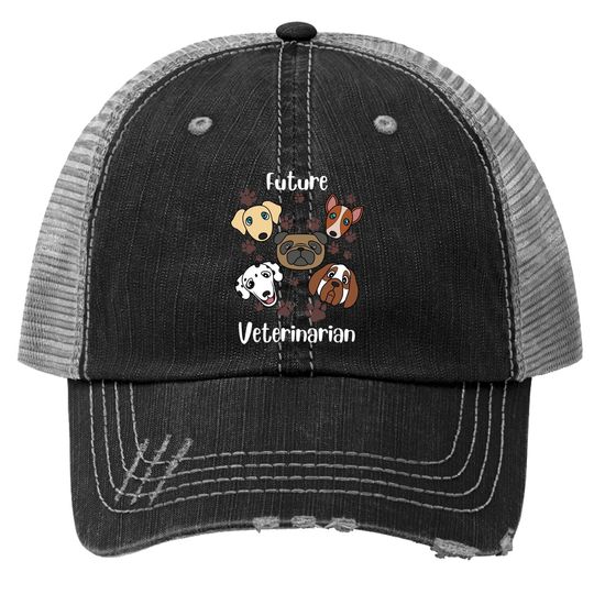 Discover Future Veterinarian Aspiring Vetst Trucker Hat