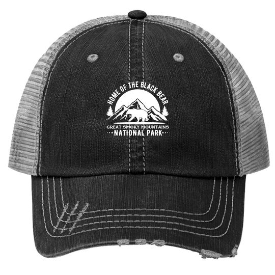 Discover Great Smoky Mountains National Park Us Black Bears Vintage Trucker Hat