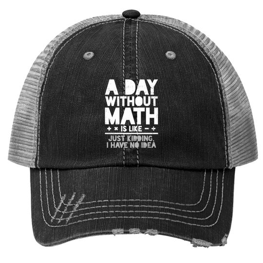 Discover Math Teacher Student Mathematician Trucker Hat