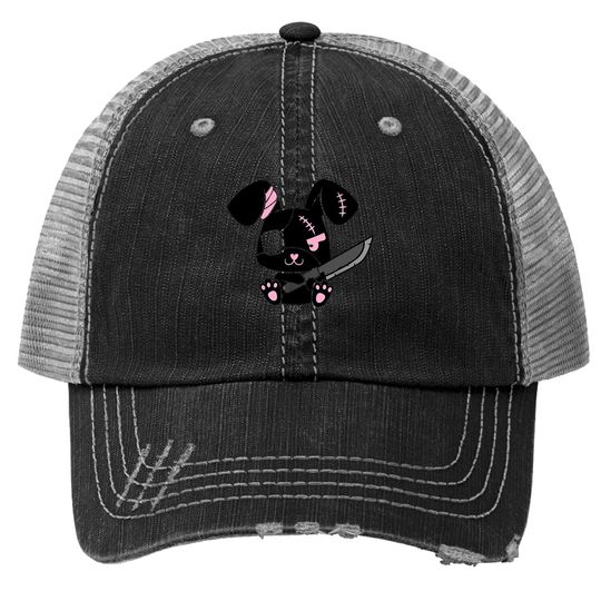 Discover Kawaii Bunny Menhera Pastel Goth Trucker Hat