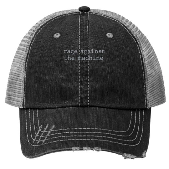 Discover Rage Against The Machine Original Logo Trucker Hat