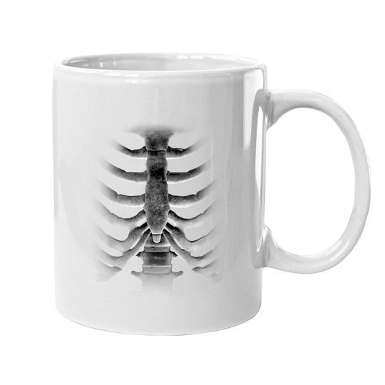 Discover Skeleton Chest Rib-cage Bones Halloween Coffee Mug