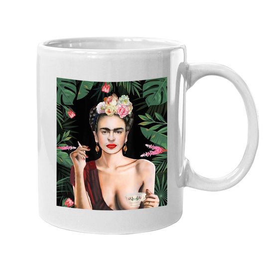 Discover Graphic Fridas Vintage Arts Kahlos Coffee Mug