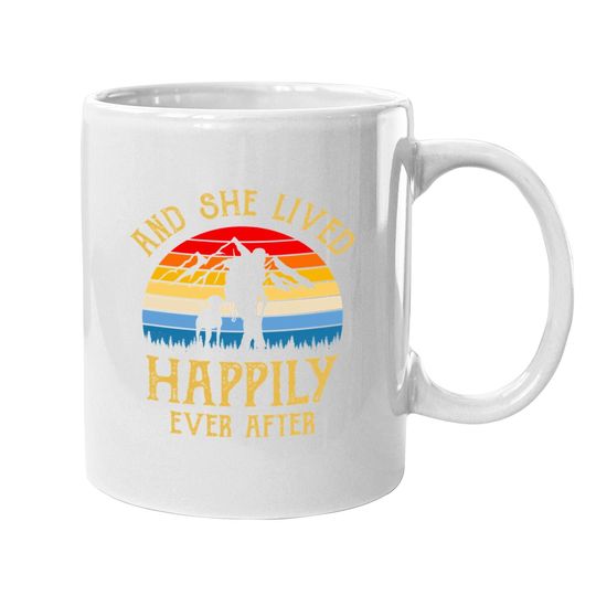 Discover And She Live Happily Ever After Coffee Mug